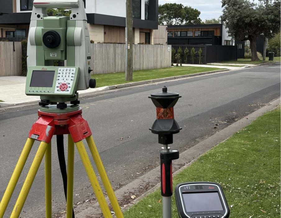 Topographic land surveys in Geelong